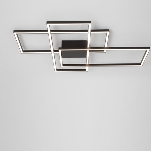 Nova Luce LED ceiling lamp BILBAO black 90 x 67 cm Nova Luce LED ceiling lamp BILBAO black 90 x 67 cm
