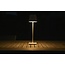JUSTIN - Oplaadbare Tafellamp Buiten - Accu/Batterij - Ø 11 cm - LED Dimb. - 1x2,2W 3000K - IP54 - 3 StepDim - Wit - 27888/04/31