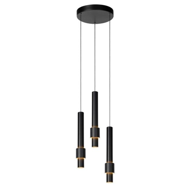 MARGARY - Suspension - Ø 28 cm - LED Dim. - 3x4W 2700K - Noir - 24402/15/30