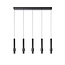 MARGARY - Hanging lamp - LED Dim. - 5x4.2W 2700K - Black - 24402/30/30