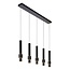 MARGARY - Hanging lamp - LED Dim. - 5x4.2W 2700K - Black - 24402/30/30