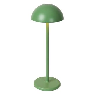 Lucide JOY - Oplaadbare Tafellamp Buiten - Accu/Batterij - Ø 12 cm - LED Dimb. - 1x1,5W 3000K - IP54 - Groen