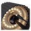 JUSTINE - Oplaadbare Tafellamp Buiten - Accu/Batterij - LED Dimb. - 1x2W 2700K - IP54 - Met draadloos oplaadstation - Zwart - 27889/02/30