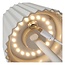 JUSTINE - Oplaadbare Tafellamp Buiten - Accu/Batterij - LED Dimb. - 1x2W 2700K - IP54 - Met draadloos oplaadstation - Wit -  27889/02/31
