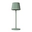 JUSTINE - Rechargeable Table Lamp Outdoor - Battery - LED Dim. - 1x2W 2700K - IP54 - With wireless charging station - Green - 27889/02/33