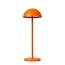 JOY - Oplaadbare Tafellamp Buiten - Accu/Batterij - Ø 12 cm - LED Dimb. - 1x1,5W 3000K - IP54 - Oranje - 15500/02/53