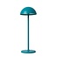 JOY - Rechargeable Table Lamp Outdoor - Battery - Ø 12 cm - LED Dim. - 1x1.5W 3000K - IP54 - Turquoise - 15500/02/37