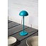 JOY - Rechargeable Outdoor Table Lamp - Battery/Battery Operated - Ø 12 cm - LED Dimmable - 1x1.5W 3000K - IP54 - Turquoise - 15500/02/37