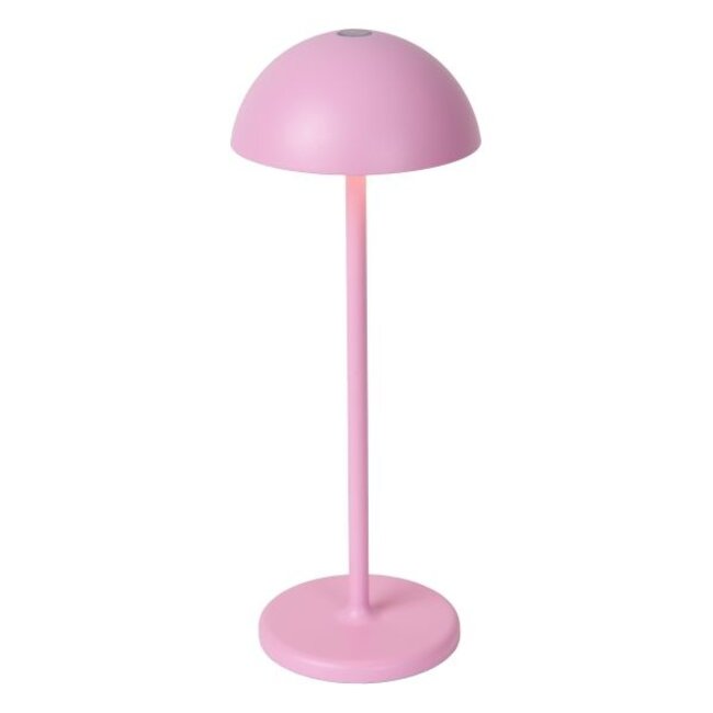 JOY - Rechargeable Outdoor Table Lamp - Battery/Battery Operated - Ø 12 cm - LED Dimmable - 1x1.5W 3000K - IP54 - Pink - 15500/02/66