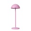 JOY - Lampe de table rechargeable Outdoor - Batterie - Ø 12 cm - LED Dim. - 1x1.5W 3000K - IP54 - Rose - 15500/02/66