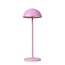 Lucide JOY - Lampe de table rechargeable Outdoor - Batterie - Ø 12 cm - LED Dim. - 1x1.5W 3000K - IP54 - Rose - 15500/02/66