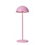 JOY - Oplaadbare Tafellamp Buiten - Accu/Batterij - Ø 12 cm - LED Dimb. - 1x1,5W 3000K - IP54 - Roze - 15500/02/66