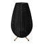 Lucide COLIN IP44 - Rechargeable Table Lamp Outdoor - Accu/Battery - LED Dim. - 1x3W 3000K - IP44 - 3 StepDim - Black - 03843/50/30