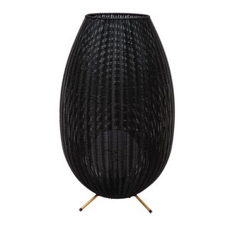 Lucide COLIN IP44 - Lampadaire Rechargeable Extérieur - Accu/Batterie - LED Dim. - 1x3W 3000K - IP44 - 3 StepDim - Noir - 03843/80/30