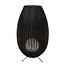 COLIN IP44 - Lampadaire Rechargeable Extérieur - Accu/Batterie - LED Dim. - 1x3W 3000K - IP44 - 3 StepDim - Noir - 03843/80/30