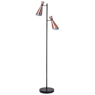 ETH Lampadaire vintage York 05-VL8183-05 cuivre/noir