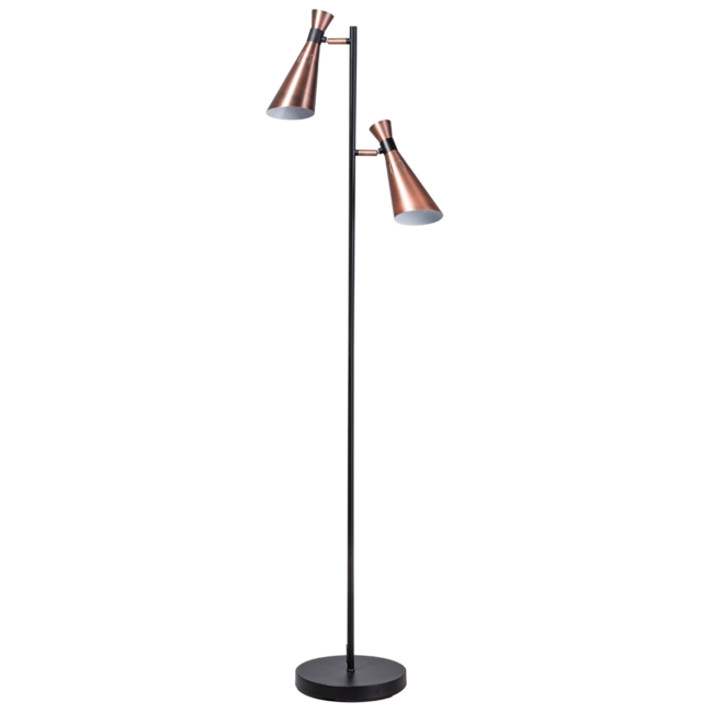 Vintage floor lamp York 05-VL8183-05 copper/black