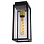 Lucide LAURENS - Plafonnier Extérieur - 1xE27 - IP54 - Noir - 27105/01/30