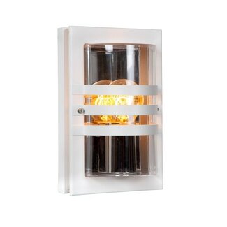 Lucide PRIVAS - Wall lamp Outdoor - 1xE27 - IP44 - White - 14826/01/31