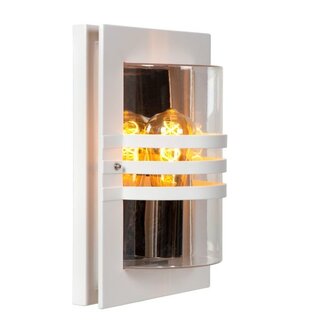 Lucide PRIVAS - Wall lamp Outdoor - 1xE27 - IP44 - White - 14827/01/31