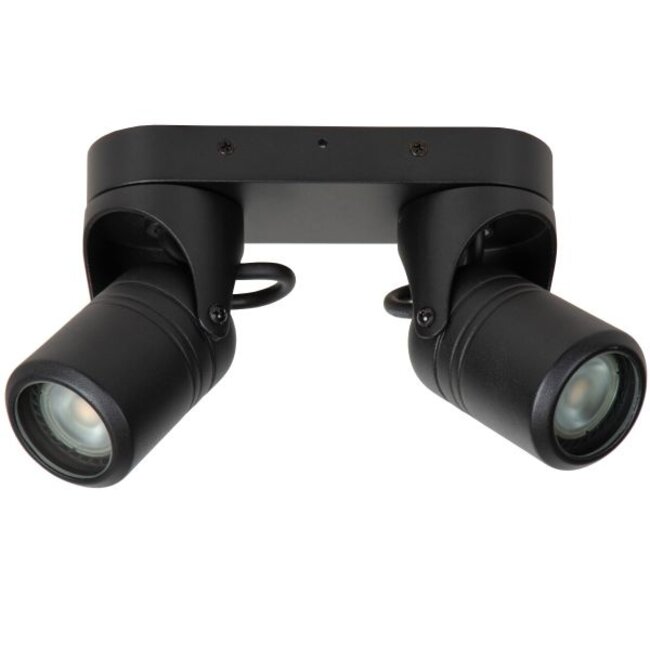 NIORT - Ceiling spot Outdoor - 2xGU10 - IP44 - Black - 14825/02/30