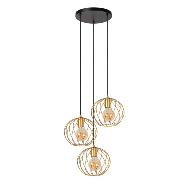 DANZA - Hanglamp - Ø 50 cm - 3xE27 - Mat Goud / Messing - 21428/13/02