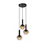 MARIUS - Hanging lamp - Ø 48.5 cm - 3xE27 - Black - 45402/13/30