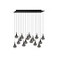 TEARS - Hanging lamp - LED Dim. - G4 - 16x1.5W 3000K - Black - 70434/16/30