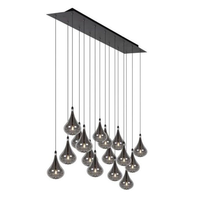 TEARS - Hanglamp - LED Dimb. - G4 - 16x1,5W 3000K - Zwart - 70434/16/30