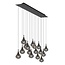 TEARS - Hanging lamp - LED Dim. - G4 - 16x1.5W 3000K - Black - 70434/16/30