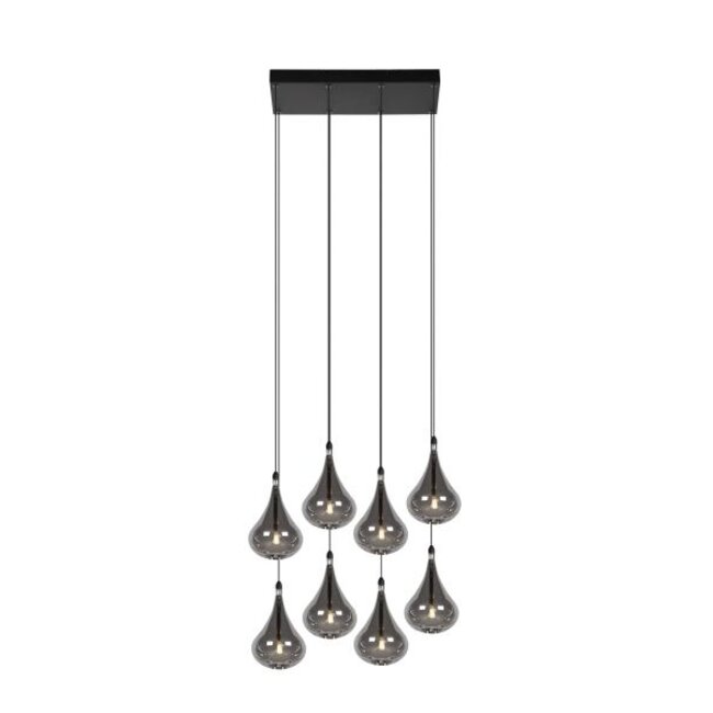 TEARS - Hanging lamp - LED Dim. - G4 - 8x1.5W 3000K - Black - 70434/28/30