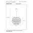 GOOSY SOFT - Hanging lamp - Ø 50 cm - 1xE27 - White - 71367/50/31