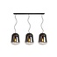 GLORIO - Hanging lamp - 3xE27 - Black - 25402/03/65