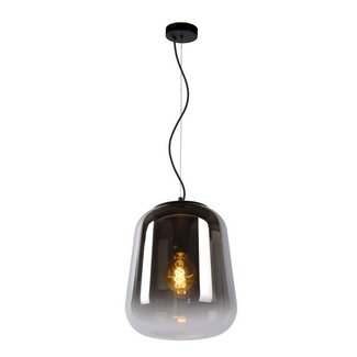 Lucide GLORIO - Hanging lamp - Ø 32 cm - 1xE27 - Black - 25402/32/65