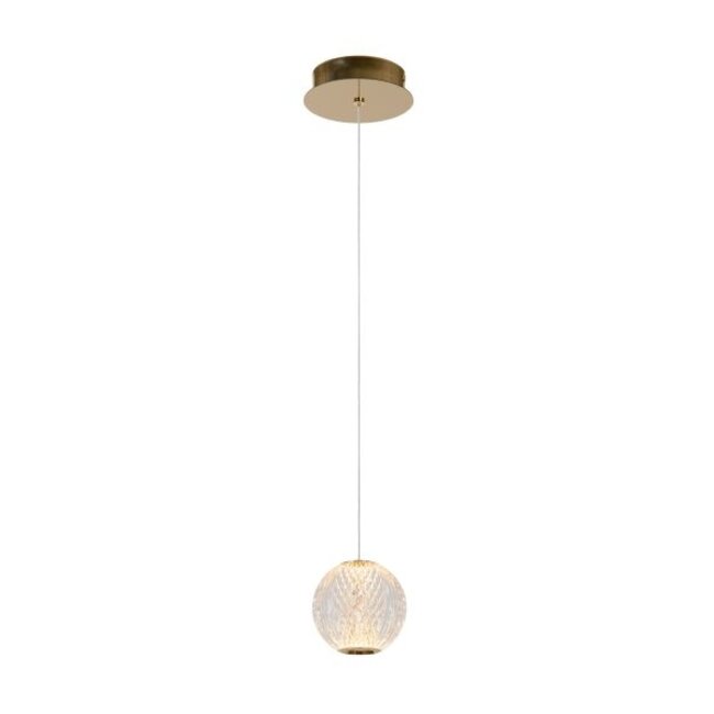 CINTRA - Hanglamp - Ø 14 cm - LED - 1x5,7W 2700K - Transparant - 13499/04/60