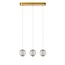 CINTRA - Hanging lamp - LED Dim. - 3x4.7W 2700K - Transparent - 13499/12/60