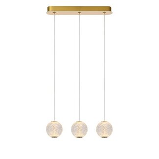 Lucide CINTRA - Hanging lamp - LED Dim. - 3x4.7W 2700K - Transparent