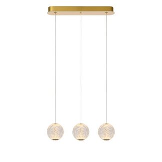 Lucide CINTRA - Hanging lamp - LED Dim. - 3x4.7W 2700K - Transparent