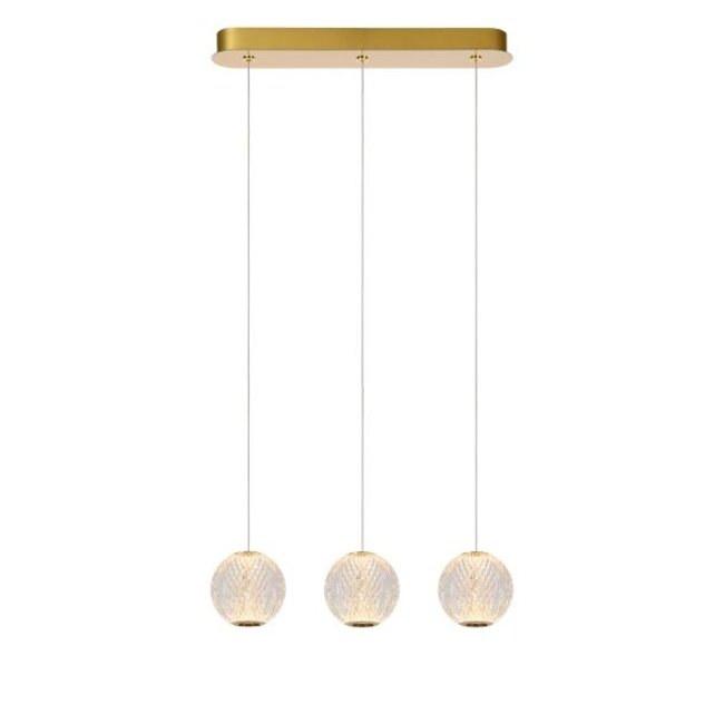 CINTRA - Hanging lamp - LED Dim. - 3x4.7W 2700K - Transparent - 13499/12/60