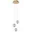 CINTRA - Hanging lamp - Ø 25 cm - LED Dim. - 3x4.7W 2700K - Transparent - 13499/13/60