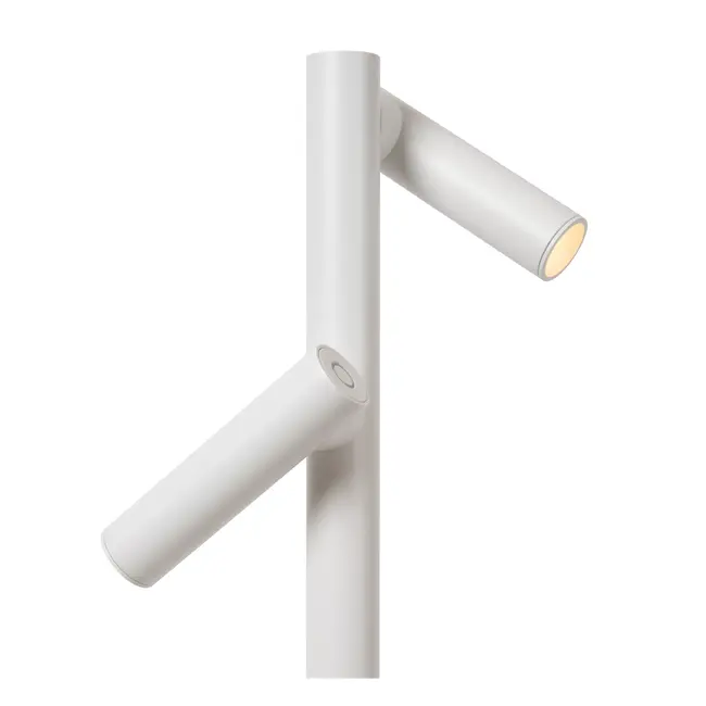 ANTRIM - Oplaadbare Leeslamp - Accu/Batterij - LED Dimb. - 2x2,2W 2700K - IP54 - Met draadloos oplaadstation - Wit - 27703/04/31