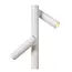 ANTRIM - Oplaadbare Leeslamp - Accu/Batterij - LED Dimb. - 2x2,2W 2700K - IP54 - Met draadloos oplaadstation - Wit - 27703/04/31