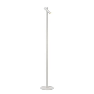 Lucide ANTRIM - Oplaadbare Leeslamp - Accu/Batterij - LED Dimb. - 1x2,2W 2700K - IP54 - Met draadloos oplaadstation - Wit - 27703/02/31