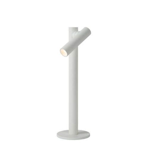 Lucide ANTRIM - Rechargeable Table Lamp - Accu/Battery - LED Dim. - 1x2.2W 2700K - IP54 - With wireless charging station - White - 27503/02/31 Lucide ANTRIM - Rechargeable Table Lamp - Accu/Battery - LED Dim. - 1x2.2W 2700K - IP54 - With wireless charging station - White - 27503/02/31