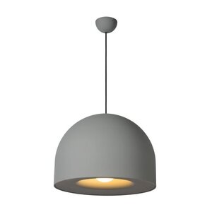 Lucide AKRON - Hanging lamp - Ø 50 cm - 1xE27 - Gray - 20421/01/36