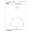 AKRON - Pendant lamp - Ø 50 cm - 1xE27 - Black - 20421/01/30