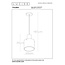 TOLEDO - Hanging lamp - Ø 20 cm - 1xE27 - Amber - 74405/01/62