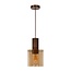 TOLEDO - Hanging lamp - Ø 20 cm - 1xE27 - Amber - 74405/01/62
