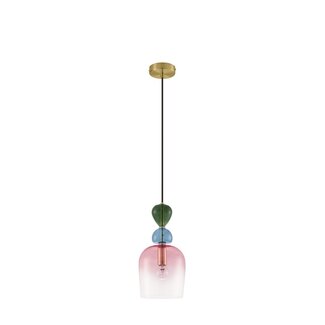 Nova Luce Hanging lamp MURANO - 16 x 185 cm - E14 - 9009234