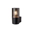 DENVER | Wandlamp | Glas | zwart | IP44 | E27